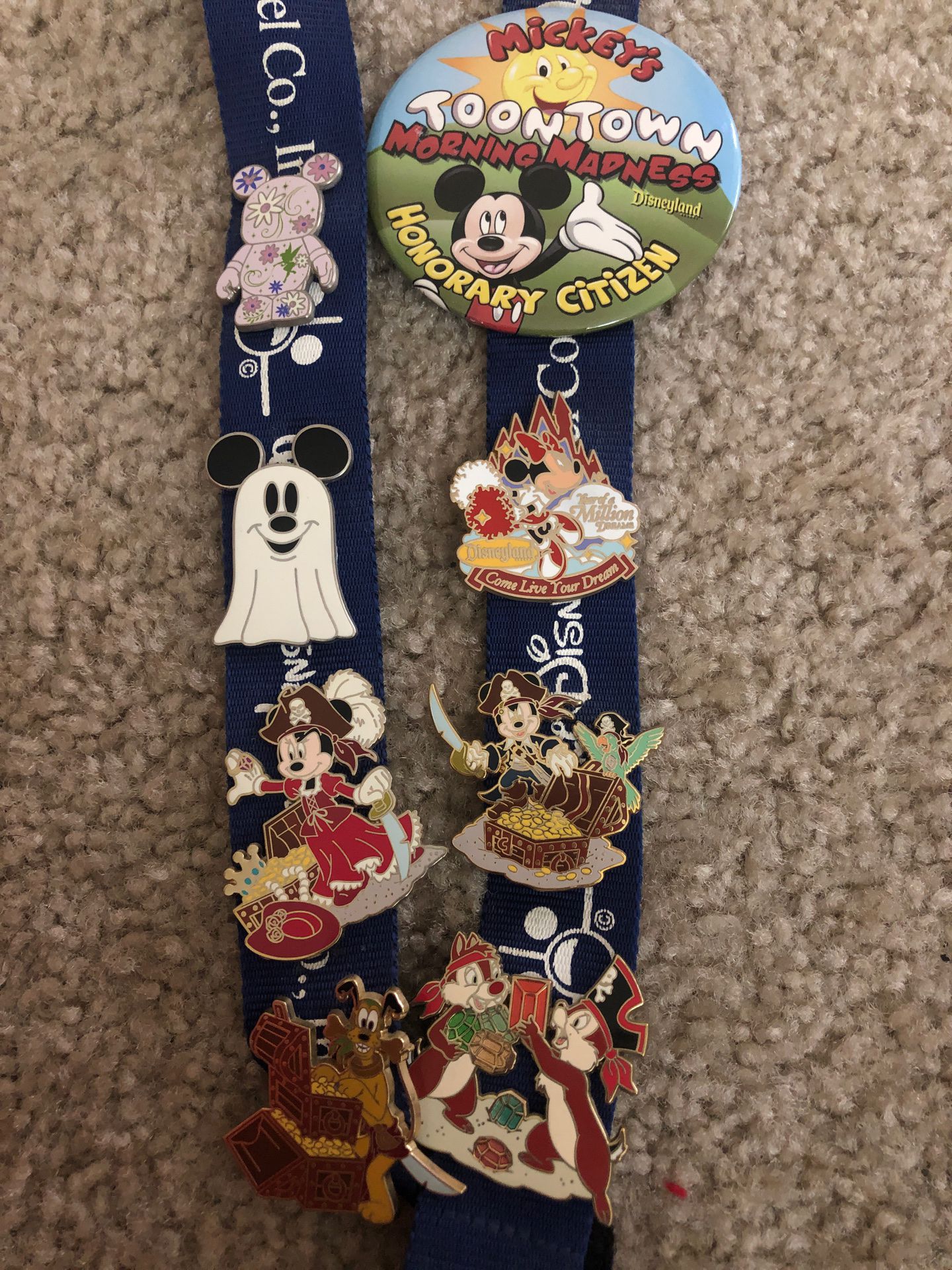 Disney Collectible Trading Pins - from Disneyland