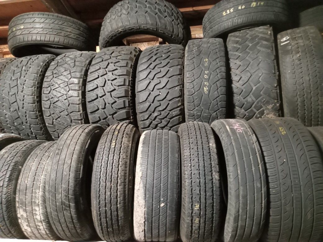 $25 NEW AND USED TIRES