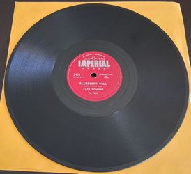 FATS DOMINO "BLUEBERRY HILL/Honey Chile" 1956 Imperial 1st Press 5407- 78rpm~VG+