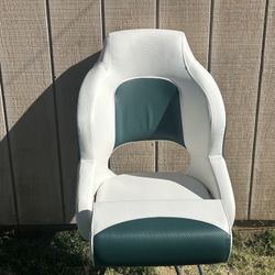 Boat Seat White/Olive 