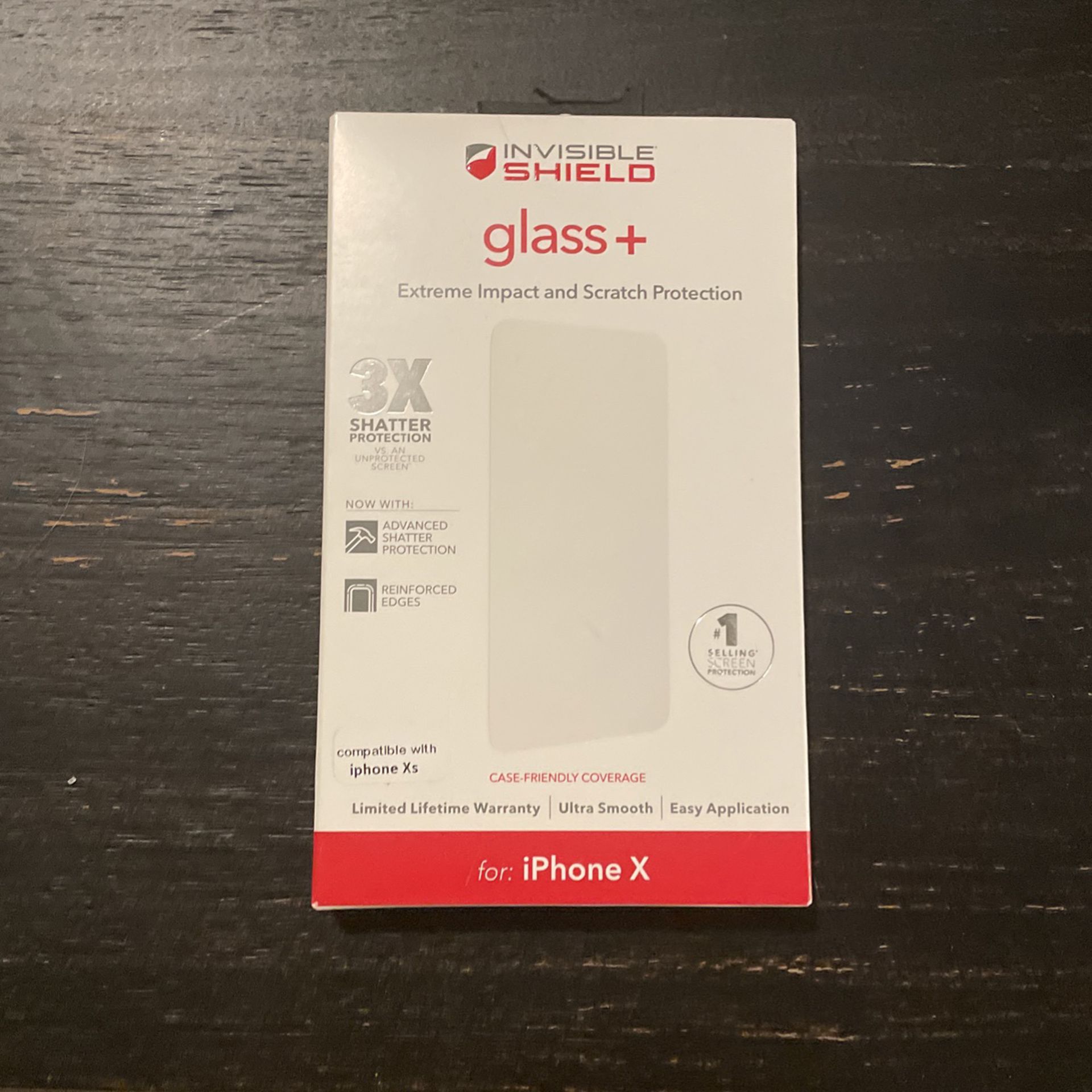 iPhone X/XS Glass + Screen Protector 