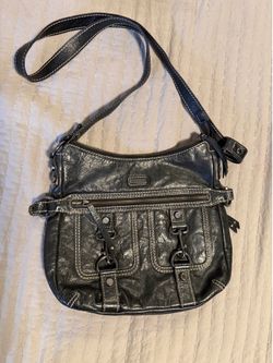 The SAK black leather bag