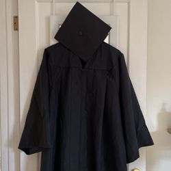 Black Cap And Gown For Graduation