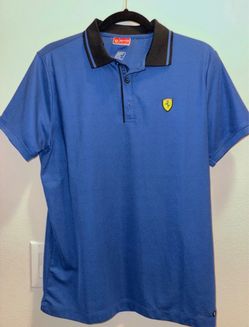 Ferrari Scuderia Blue Polo Shirt