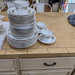Antique Plates And Cups