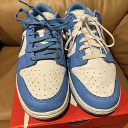 🔥 Nike Dunk Low Retro “UNC” University Blue Size 13 – 100% Authentic – Lightly Worn w/ Box – Open to Offers