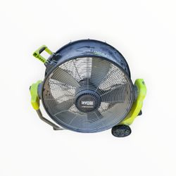 Ryobi 40V HP Brushless Cordless Hybrid WHISPER SERIES 20 in. Air Cannon Fan Tool Only