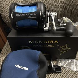 Okuma Makaira 50WII-SEa Matt Black