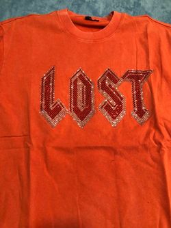 Orange Lost intricacy tee.   S,m,l,xl