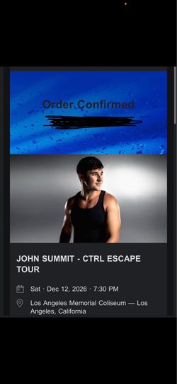 John summit ctrl escape tickets