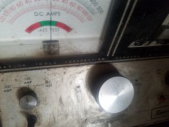 Snap-on battery load tester