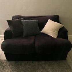 Small Black Sofa