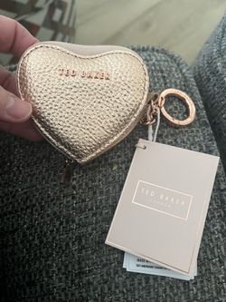 NWT Ted Baker Heart Pouch Key Chain