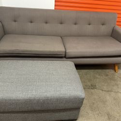 IKEA Sofa + Ottoman – Details & Pricing in Description