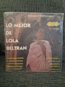 Lo Mejor De Lola Beltrán Vinyl Record LP Original 