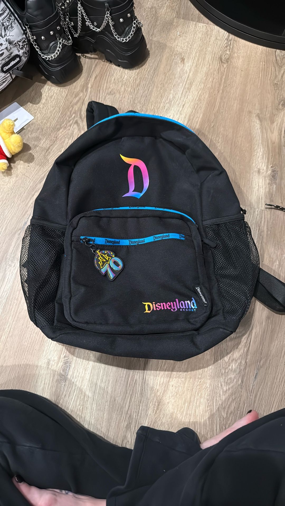 Disney Disneyland Resort 70th Anniversary Backpack with Charm