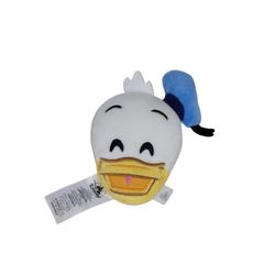 Disney Store Donald Duck Plush Double Sided Emoji Soft Plush 5"H Stuffed Animal 