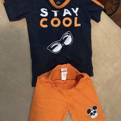 Kids “Stay Cool” Mickey Mouse Outfit