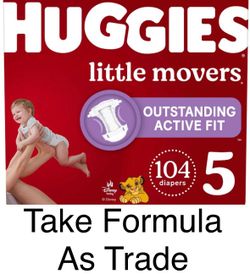Huggies little movers size 5 diapers pañales