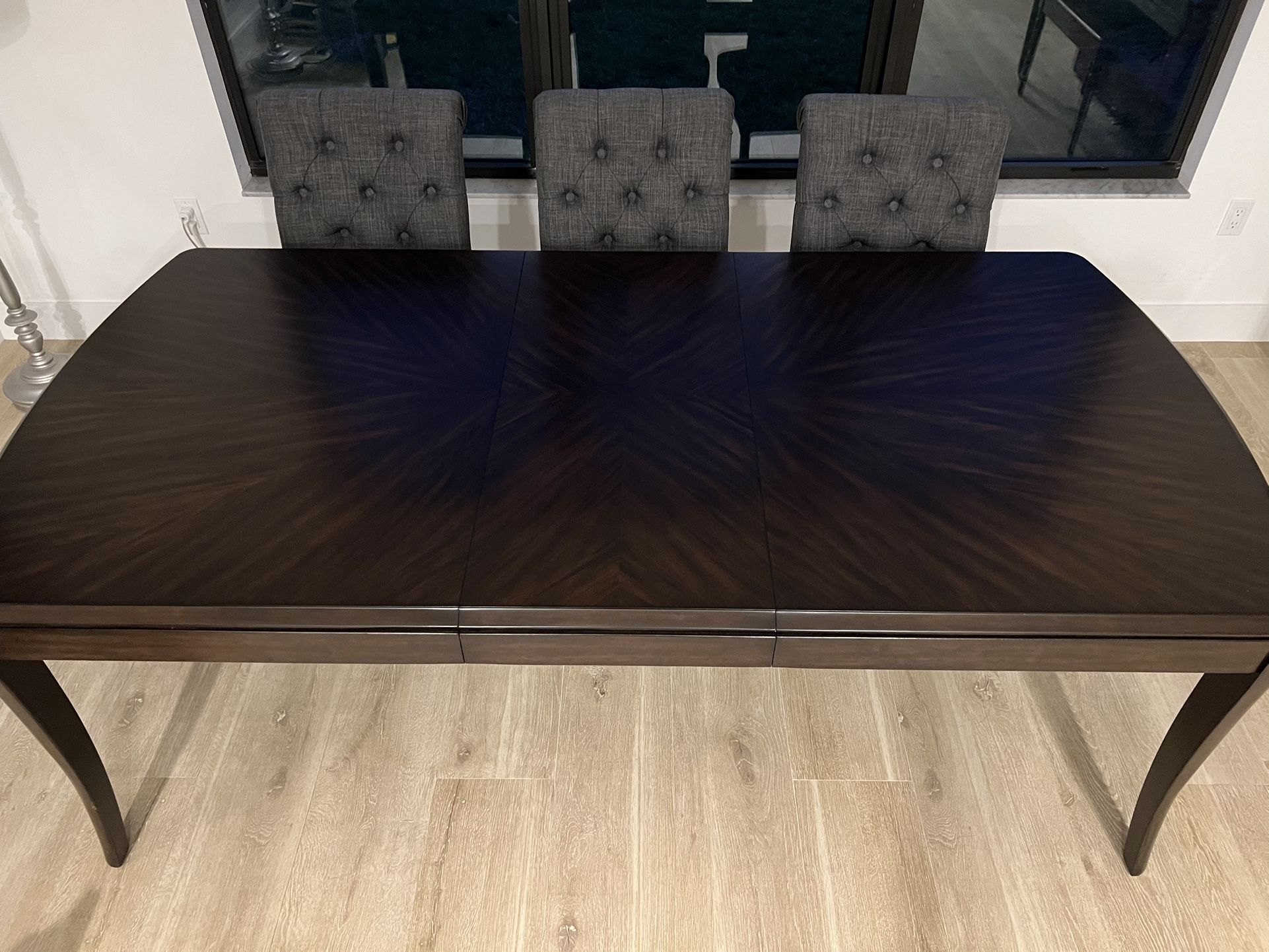 Modern Bloomingdale’s Wood Dining Table