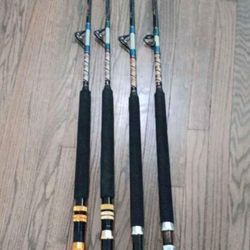 4 Stand Up / Trolling American Rodsmith Rods ( Never Used )  