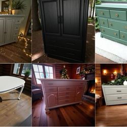 Dressers Cabinets Nightstands Tables Buffets Solid Wood Each $295 New
