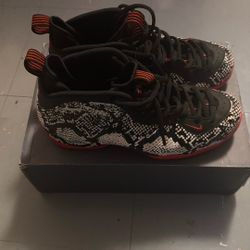 Albino Snakeskin Foamposite 