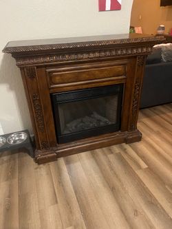 Fireplace very nice and sturdy