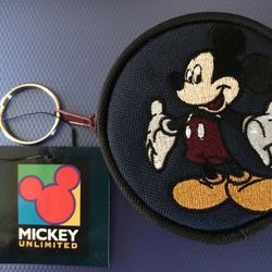 Authentic Disney Mickey Mouse Coin Wallet - New With Tag