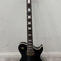 Greg Bennett AV7 Black Electric Guitar W/ Gig Bag