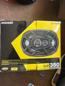 Kicker 350 watt 3 way speakers