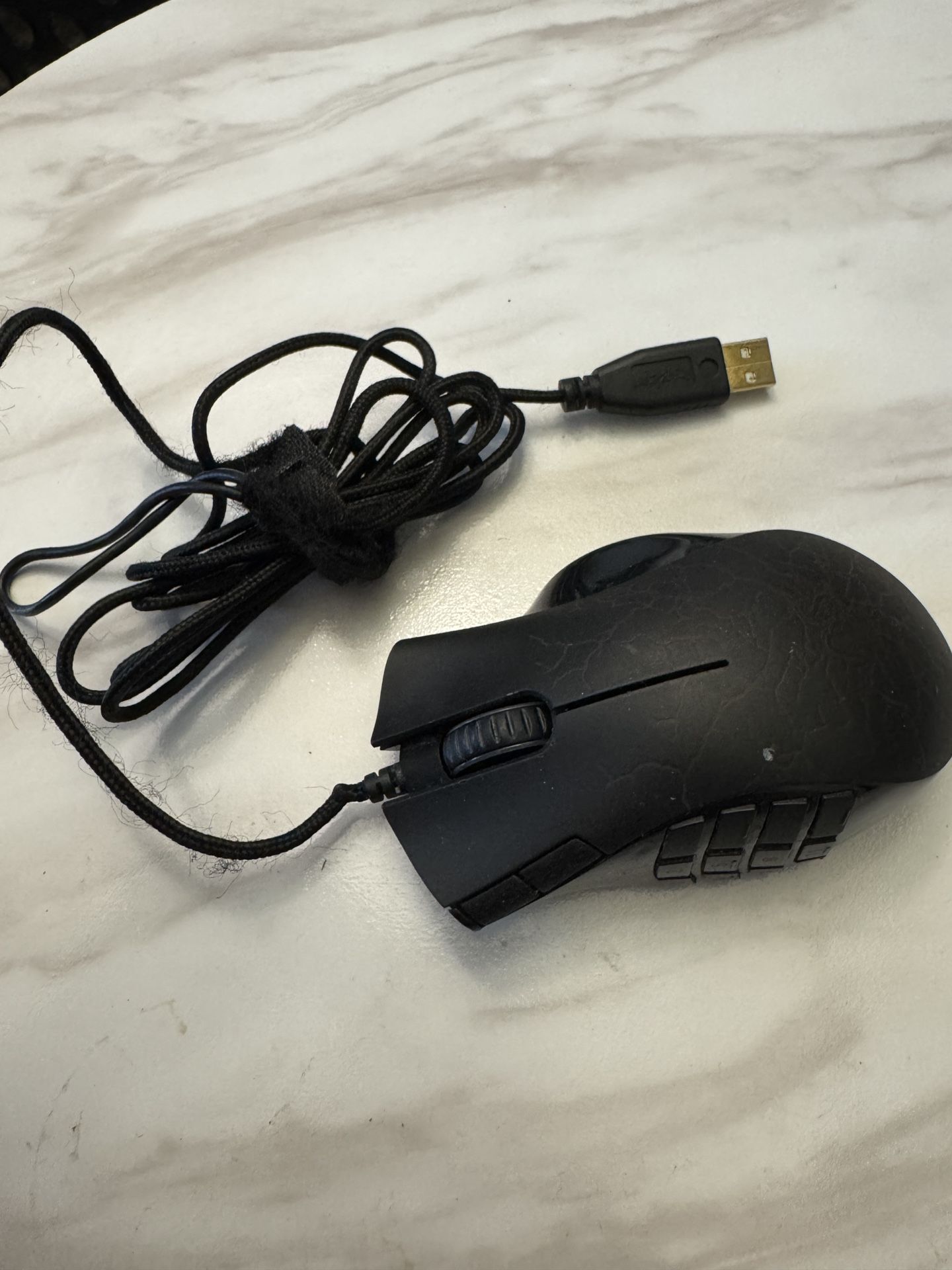 Razer Naga Molten Special Edition Gaming Mouse – 12-Button MMO Mouse