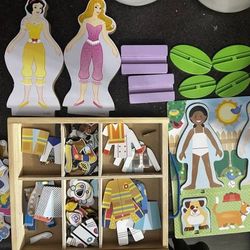Melissa & Doug and Disney Princess Magnetic Dress Up Toys