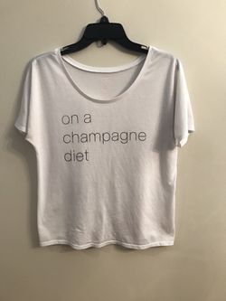 Women’s Small Champagne Diet T Shirt