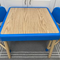 1980s  LITTLE TIKES Child-size Table and Chairs Set