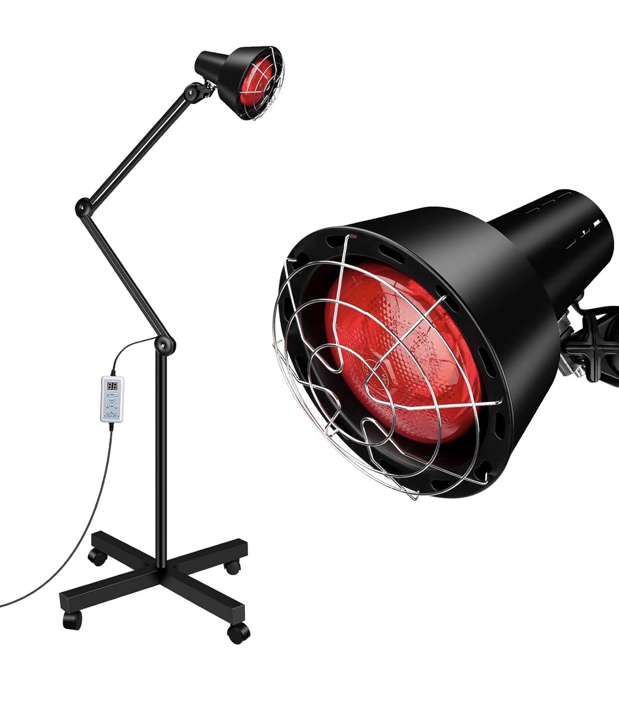 NEW! Infrared Lamp, Anyork 275W Near Infrared Light Red Light Heat Lamp, Home Use 110V