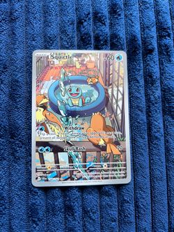 Squirtle 148/142 Illustration Rare IR Pokémon Card – Near Mint
