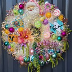 Vintage Style Holiday Wreath 