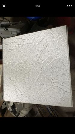 Sand drift 24”x24” ceiling tiles. 36 pcs
