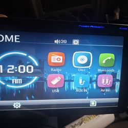 STEREO POWER ACOUSTIK AUX USB BLUETOOTH 10 INCHES 10 PULGADAS GOOD CONDICIÓN ABLO ESPAÑOL