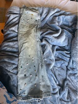 Undeveloped Rhinestone Jeans