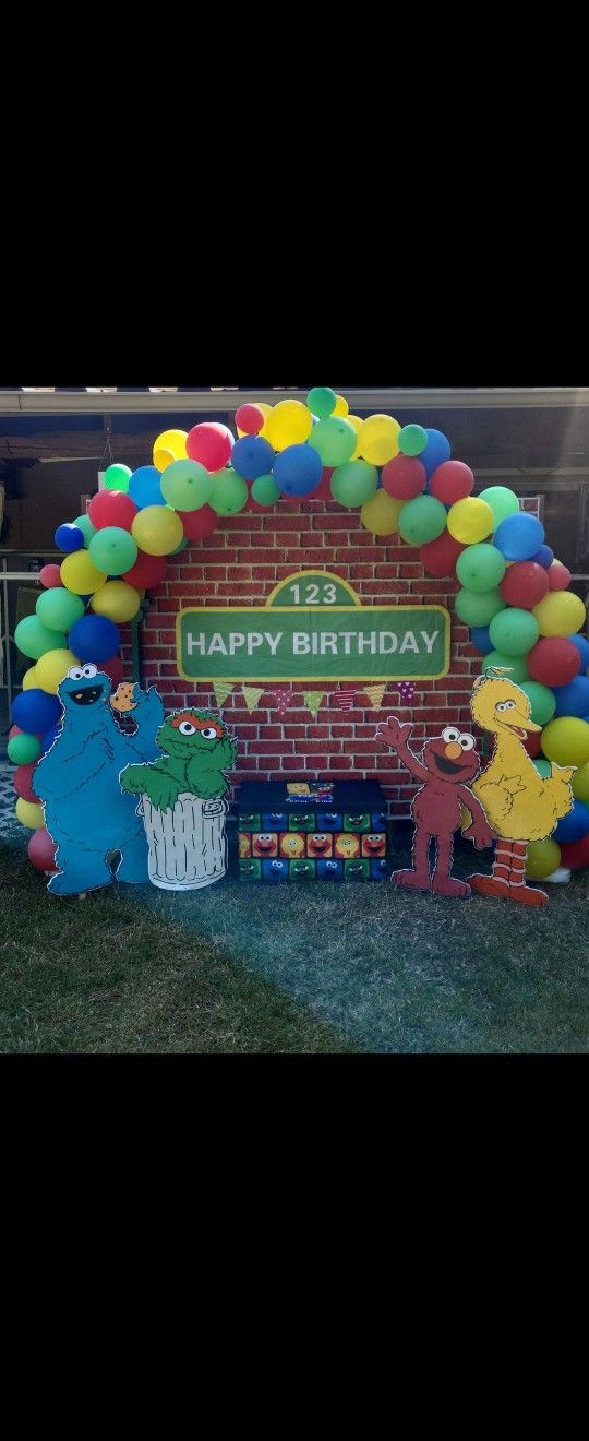 Sesame Street Cardstock Cutout Characters