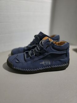 New Shion Fashion Sport Blue Boots 100% Caoutchouc Size 44 US 11