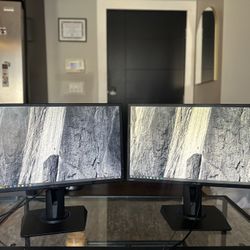 Dual ASUS Gaming Monitors 24”