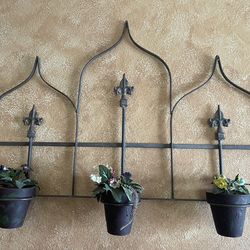 3 plant wall decoration