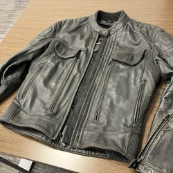 High End Leather Motorcycle Jacket