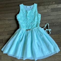 Girls Flower Bodice Spring Dress