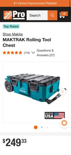 Makita Maktrak Rolling Tool Chest