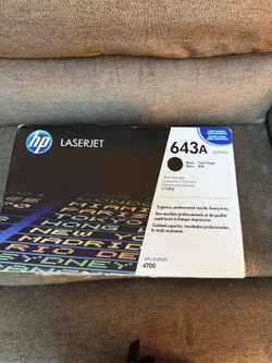 HP 643A Black Toner Cartridge Q5950A for HP LaserJet 4700 Series