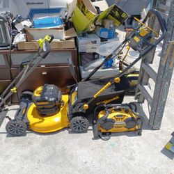 Brand New Dewalt Lawn Mower With Charger No Batteries Brand New